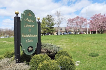 caption: Seventeen bodies were found at the Andover Subacute and Rehabilitation Center in Andover, N.J. in April. New Jersey Attorney General Gurbir Grewal is investigating misconduct at nursing homes in the state.