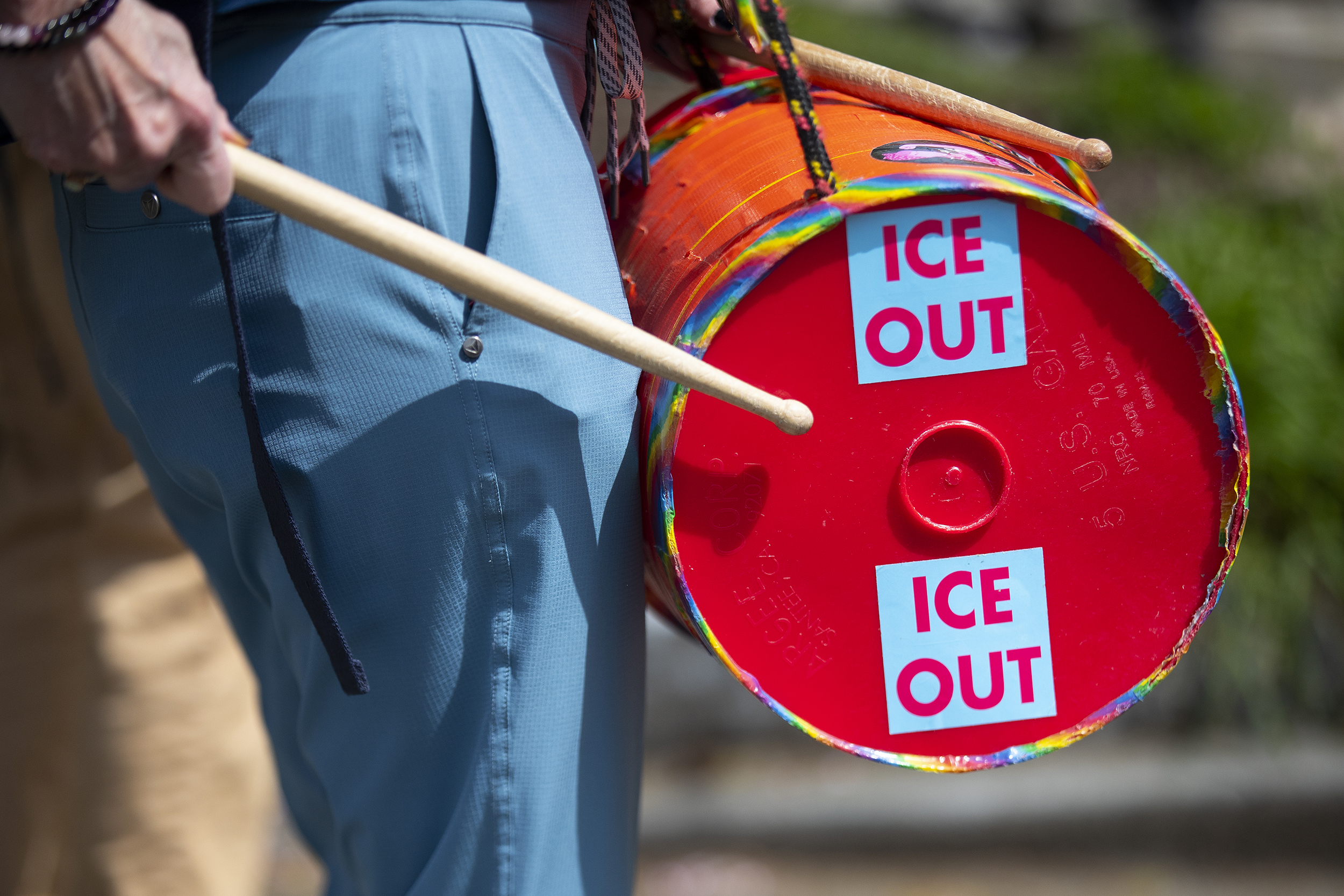 caption: Demonstrators march from Cal Anderson Park to South Lake Union following a May Day rally on Friday, May 1, 2026, in Seattle’s Capitol Hill neighborhood. 