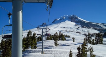 caption: <p>Mount Hood from a ski lift at Timberline Ski Resort.</p>