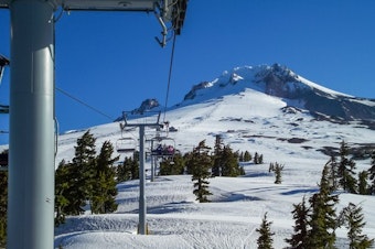 caption: <p>Mount Hood from a ski lift at Timberline Ski Resort.</p>