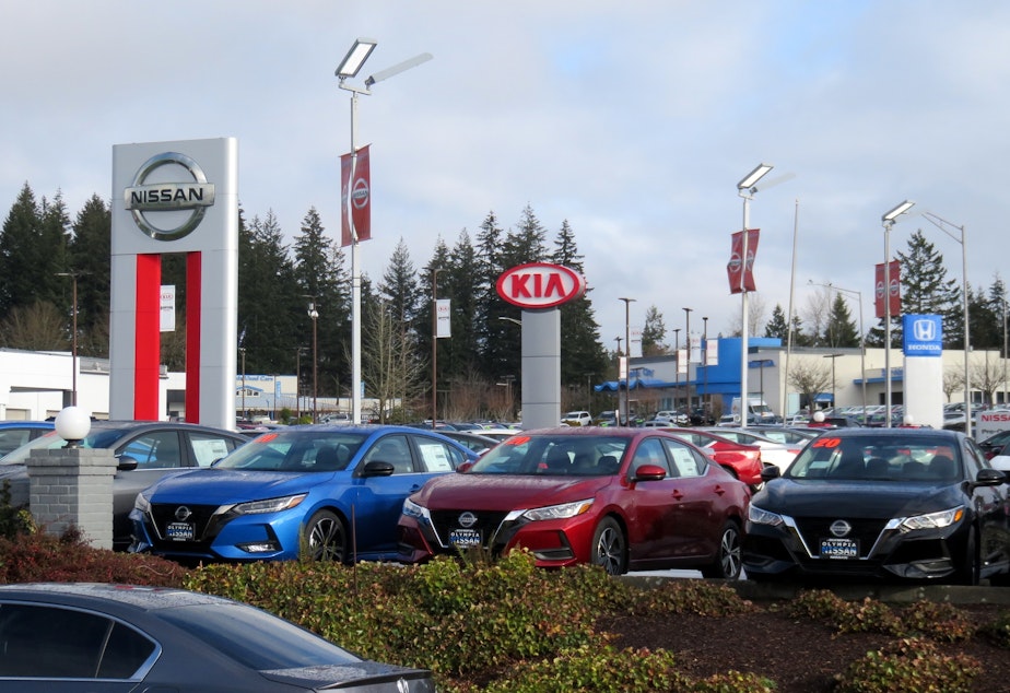 caption: All new cars sold in Washington state would need to be electric by 2030 if the legislature approves a pending bill.