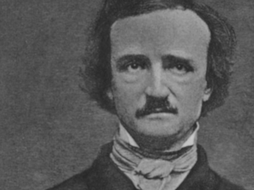 Edgar Allan Poe, circa 1845.