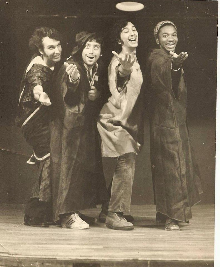 caption: "A Funny Thing Happened on the Way to the Forum" 1973, Tufts University