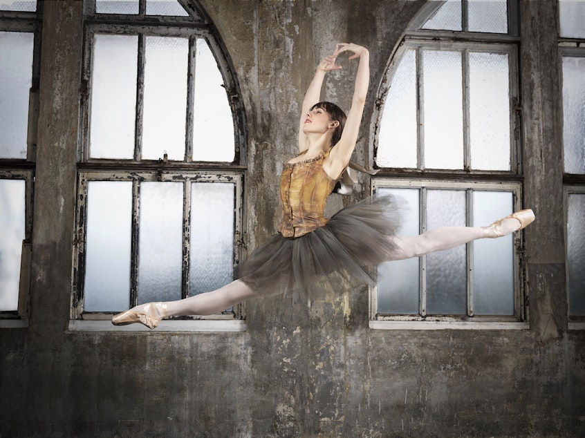 caption: Tiler Peck stars in "Marie: Dancing Still" at Seattle's 5th Avenue Theater through April 14