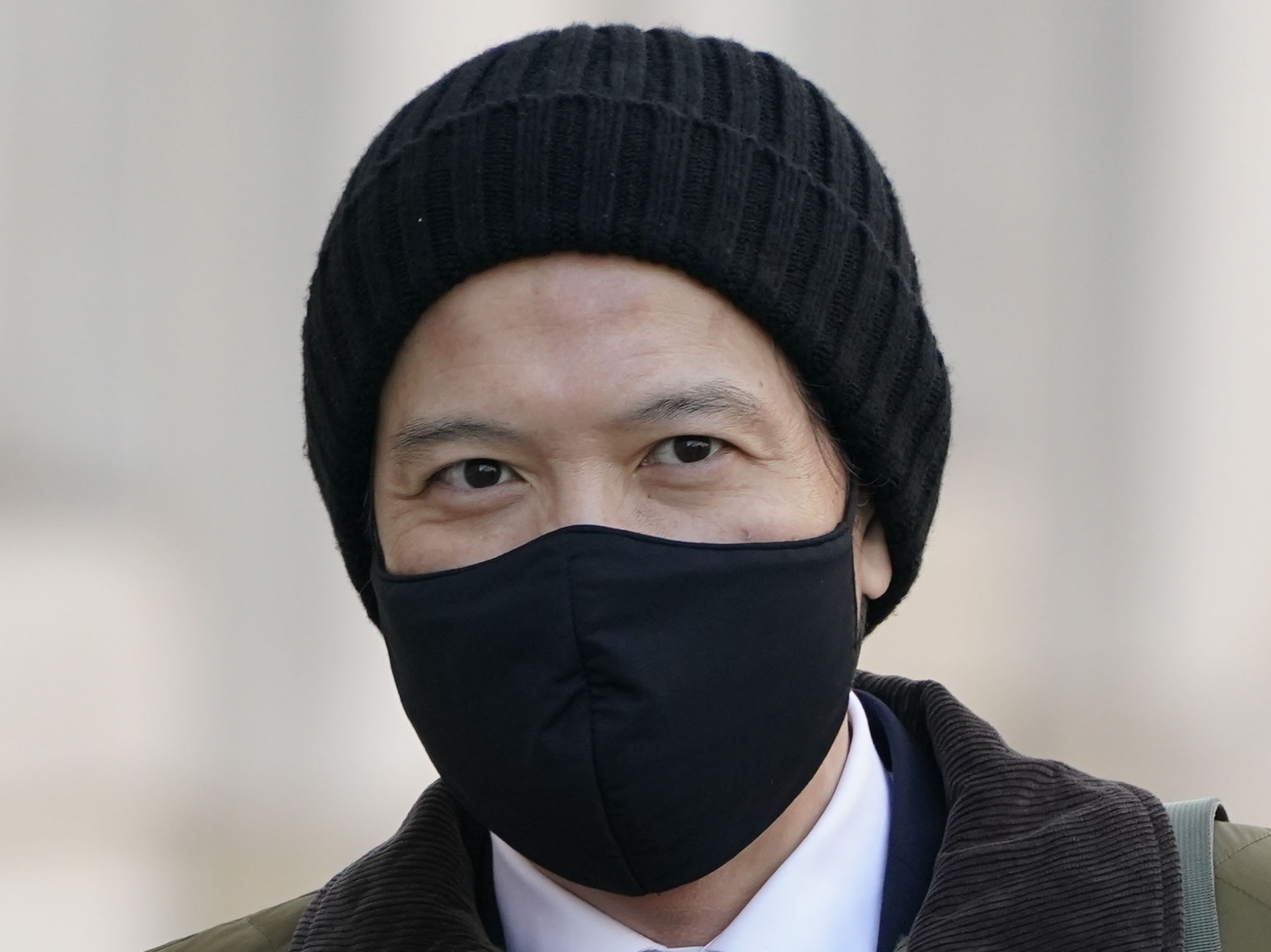 caption: Roger Ng arrives to court for jury selection in New York on Tuesday. A federal jury will hear opening statements today in the corruption trial of the former Goldman Sachs executive charged in the 1MDB scandal.