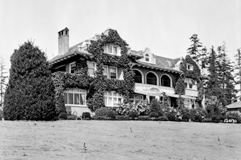 caption: Loch Kelden, a historic mansion built by the Denny family, in the 1920s. 