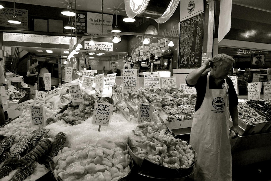 caption: Seattle's Pike Place Market.