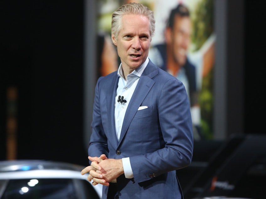 caption: The German carmaker is planning to introduce a $30,000 to $40,000 electric car in 2020 to compete with similarly priced American vehicles, CEO Scott Keogh told reporters on Wednesday.