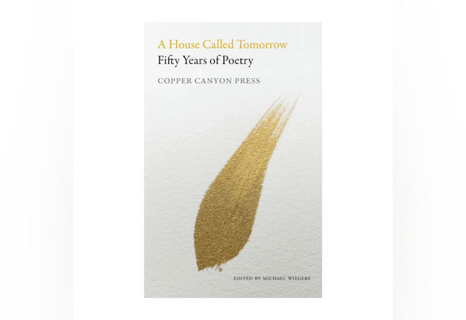 caption: The cover of "A House Called Tomorrow: Fifty Years of Poetry."