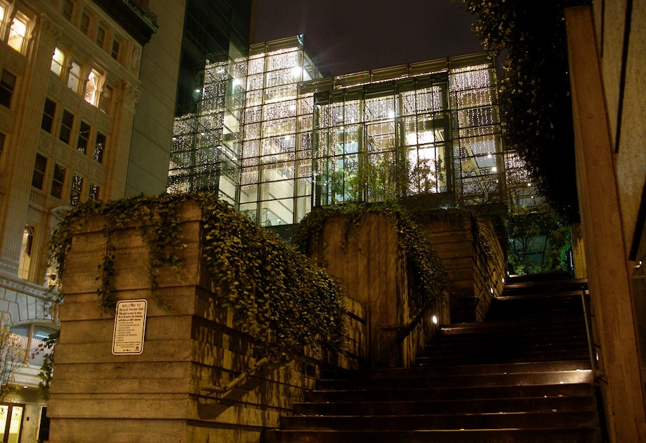 caption: Washington State Convention Center in Seattle