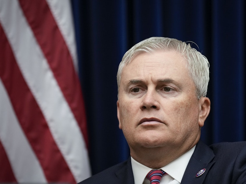 caption: Rep. James Comer, R-Ky., is poised to take the gavel as Chairman of the House Oversight Committee if Republicans take control of the House in January. They are expected to hold a narrow majority and launch wide ranging probes of the Biden administration.