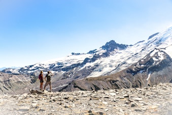 A pair of hikes at Mount Rainier, Washington, USA