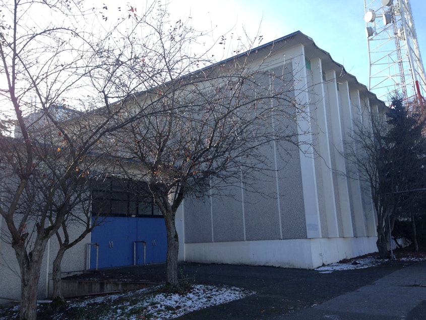 caption: The new Recovery School is moving into the former Queen Anne High School gymnasium building.