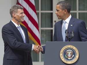Alan Krueger on the day he was nominated by President Obama as Chairman of the White House Council of Economic Advisers.