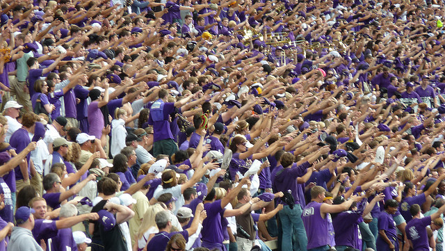 caption: Football is a big part of student culture and a money-maker for colleges, but should it be removed from higher education?