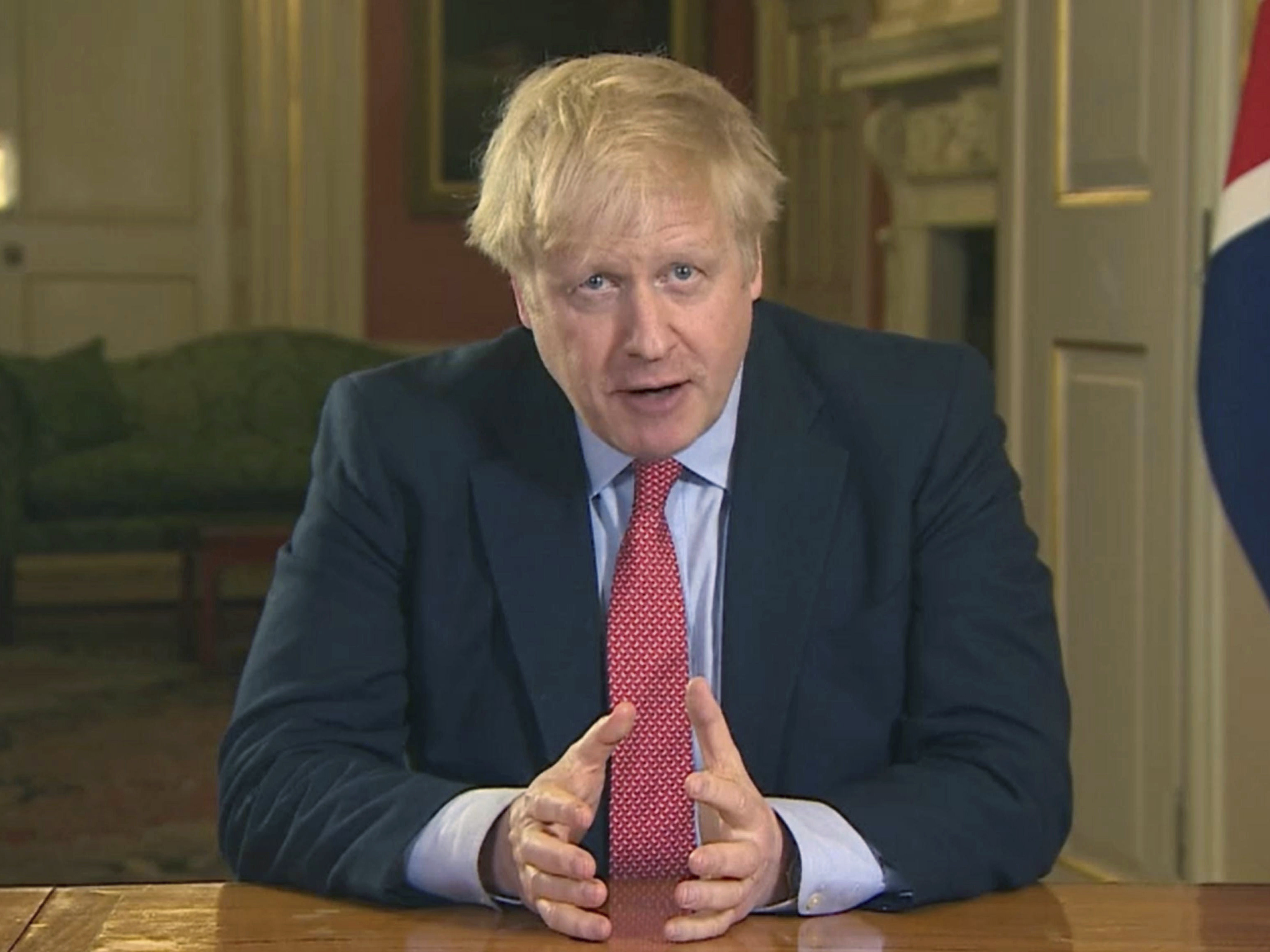 caption: British Prime Minister Boris Johnson has ordered the closure of most retail stores and banned public gatherings of more than two in a stepped-up response to slow the coronavirus.