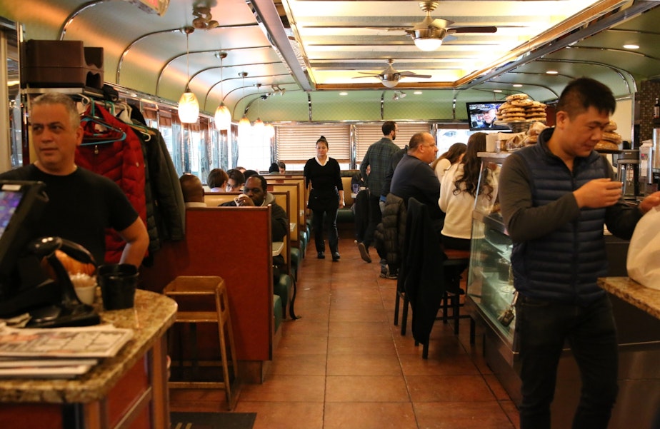 caption: The Court Square Diner in Queens