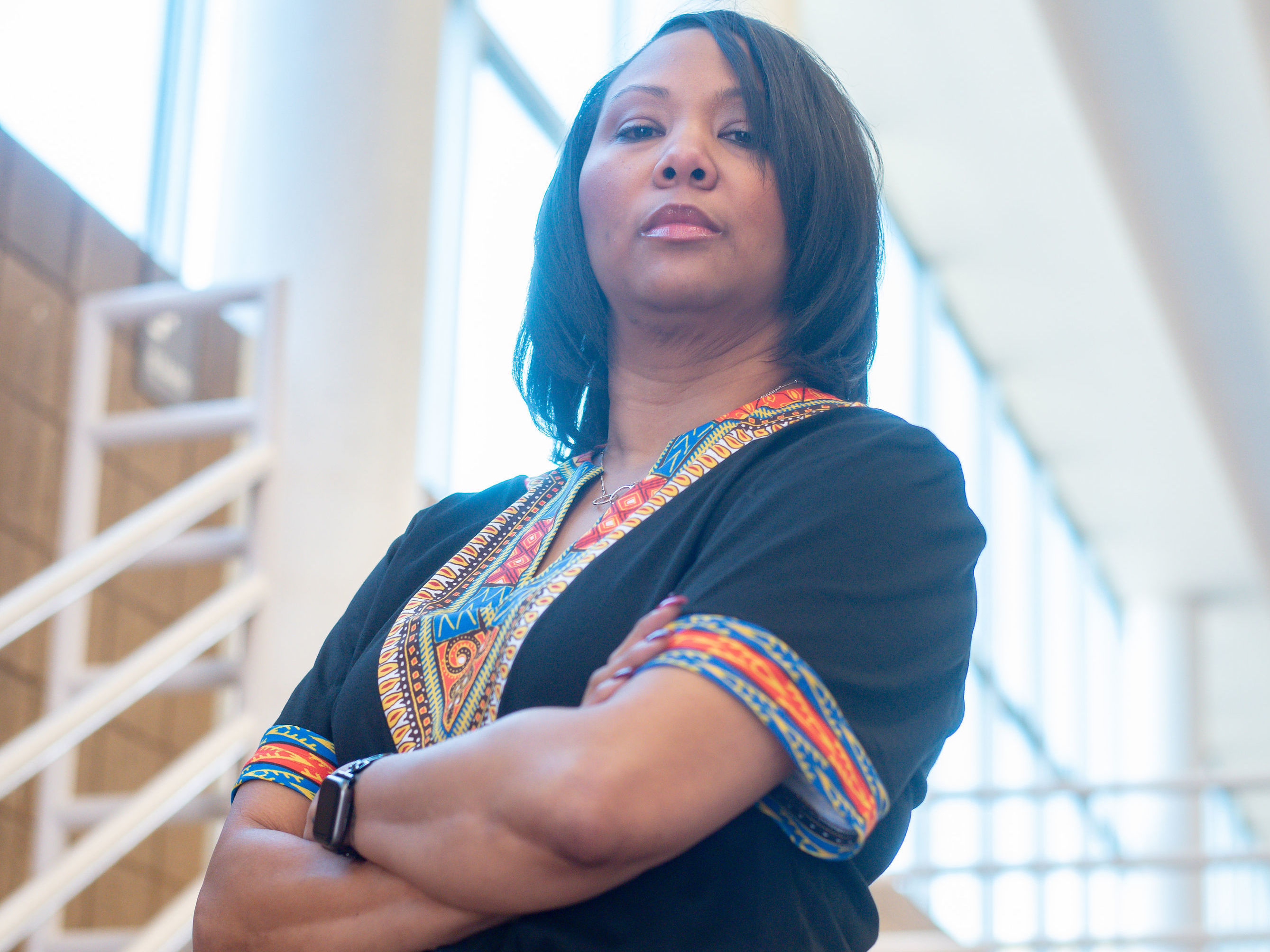 caption: A field trip to the National Museum of African American History and Culture in Washington, D.C., led by Kimberly Grayson, the principal of Dr. Martin Luther King Jr. Early College in Denver, inspired some of her students to demand a more inclusive school curriculum.