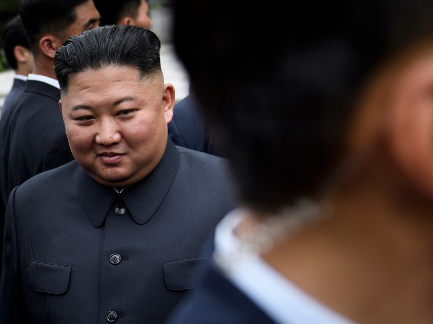 caption: North Korean leader Kim Jong Un has been the subject of health speculation in recent days.