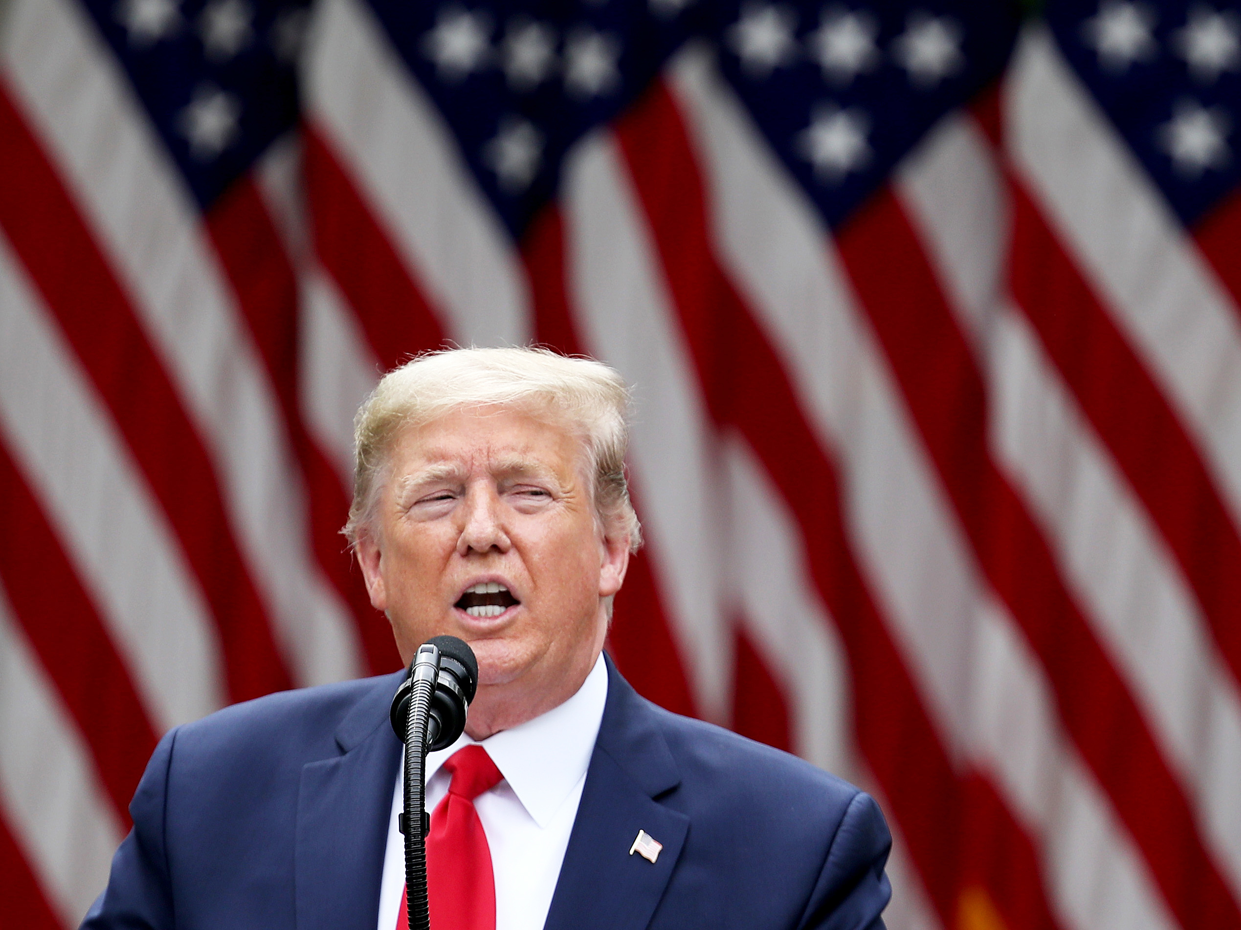 caption: Speaking at the White House on Friday, President Donald Trump said he was "terminating" U.S. ties to the World Health Organization.