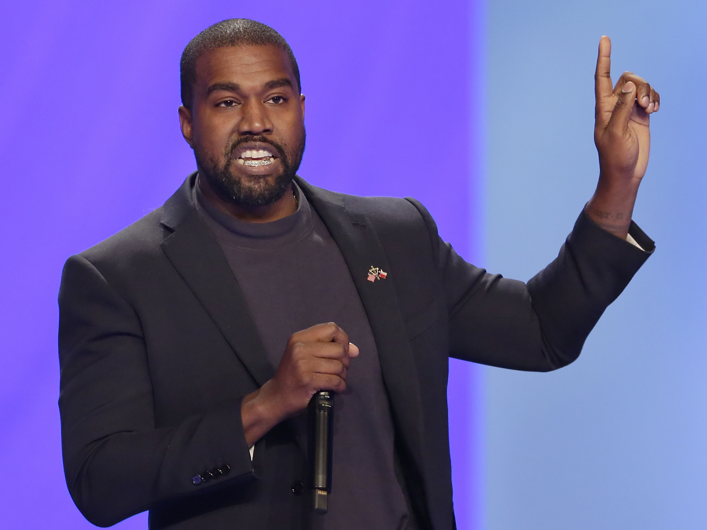 caption: Kanye West is working to get his name on the ballot in several states for the November presidential election.