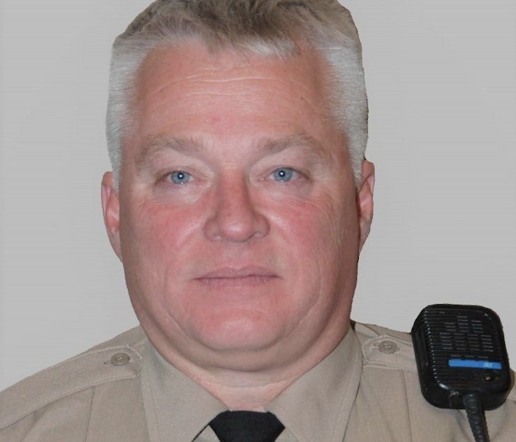 caption: Grant County Sheriff's Deputy Jon Melvin was found in his home in Desert Aire, Washington, on Dec. 11, 2020. He was due to retire early this year.