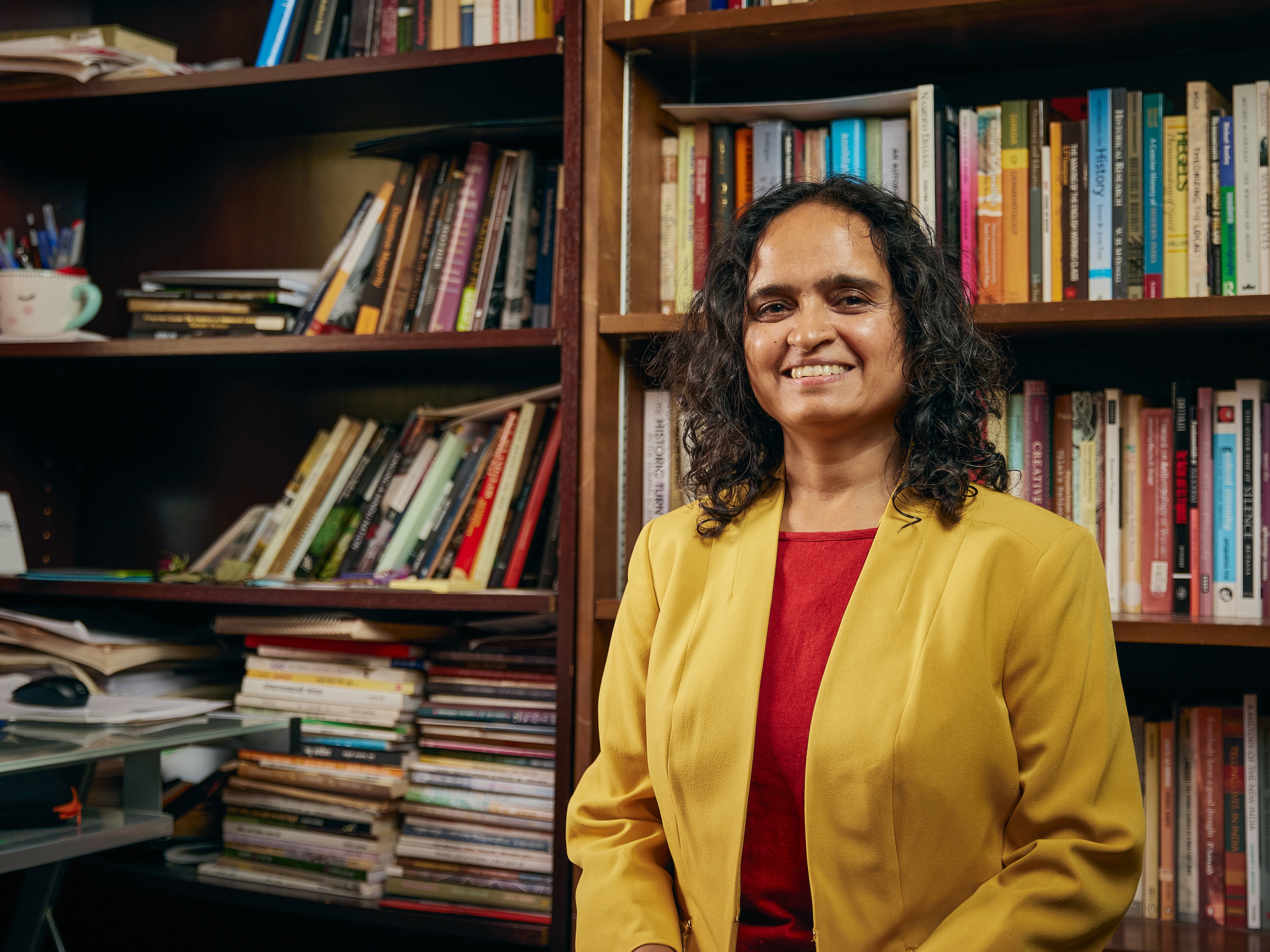caption: Shailaja Paik is one of the 2024 MacArthur '"genius grant" recipients. She is a historian of modern India who writes about caste and gender, shedding light on the unseen lives of women from the Dalit caste — referred to as "untouchables."