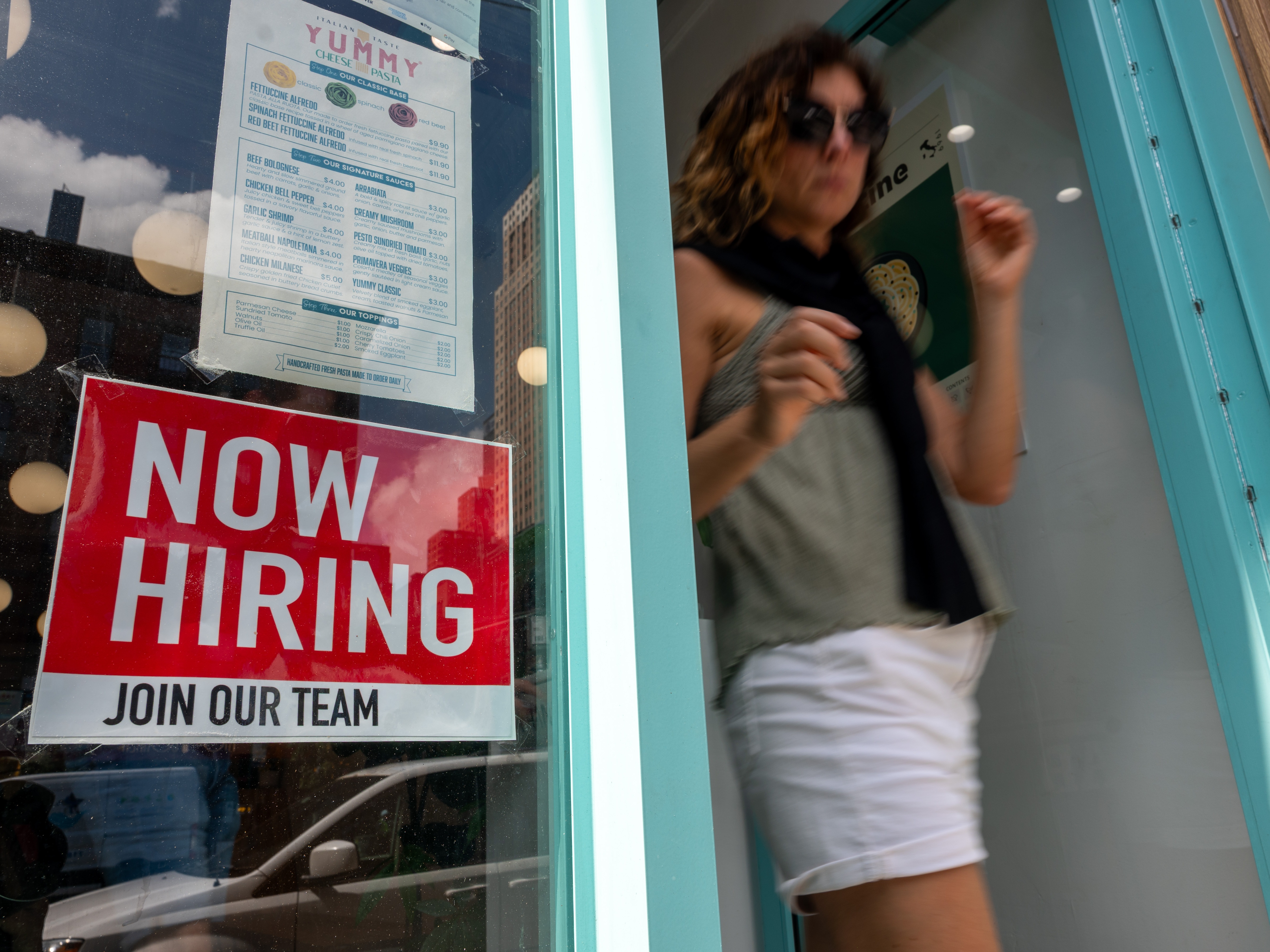 caption: A key report on the job market will not be published this week as a result of the government shutdown.