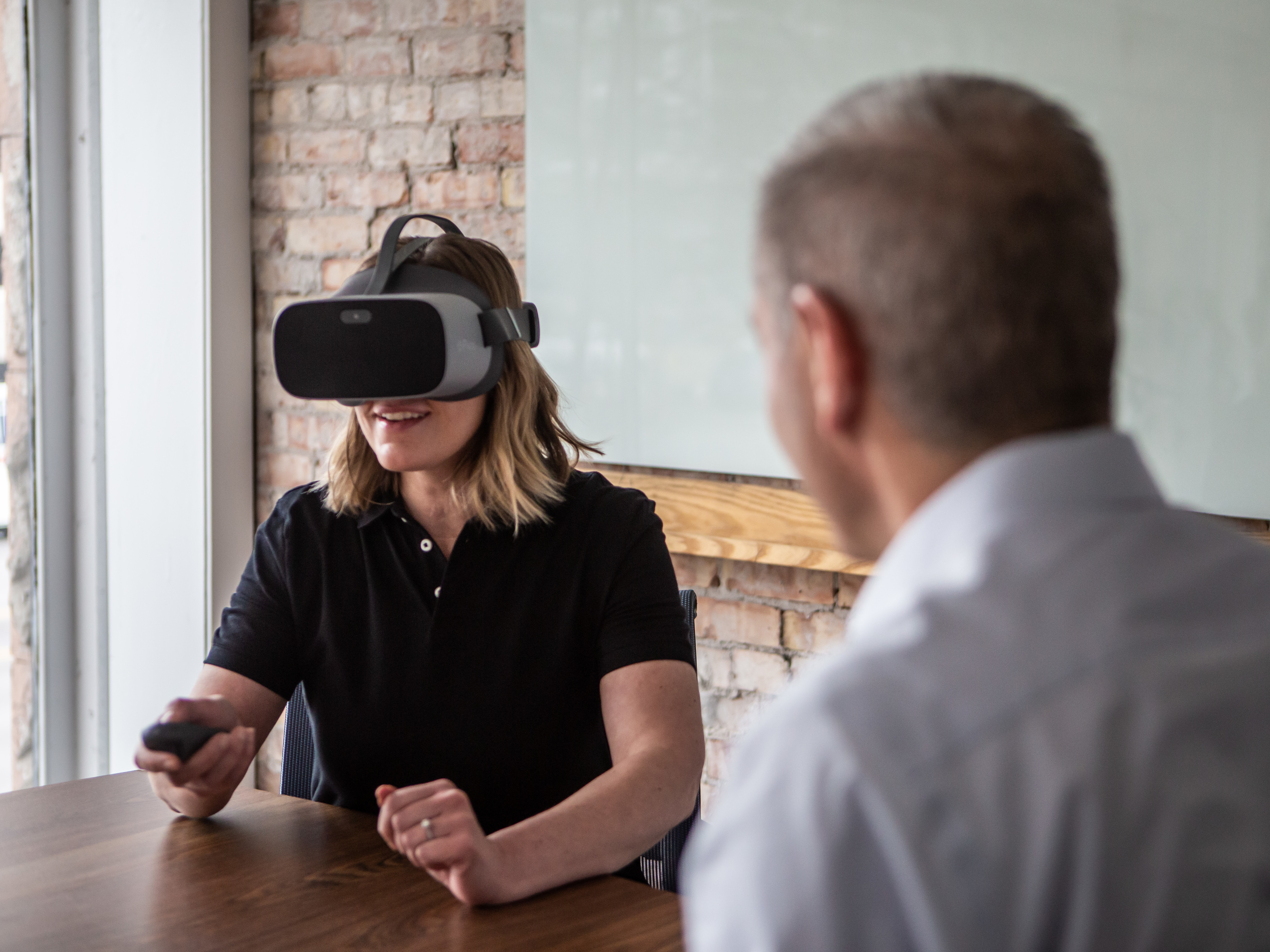 caption: Employers are using virtual reality to train millions of workers in everything from operating machines to how to handle active shooters.