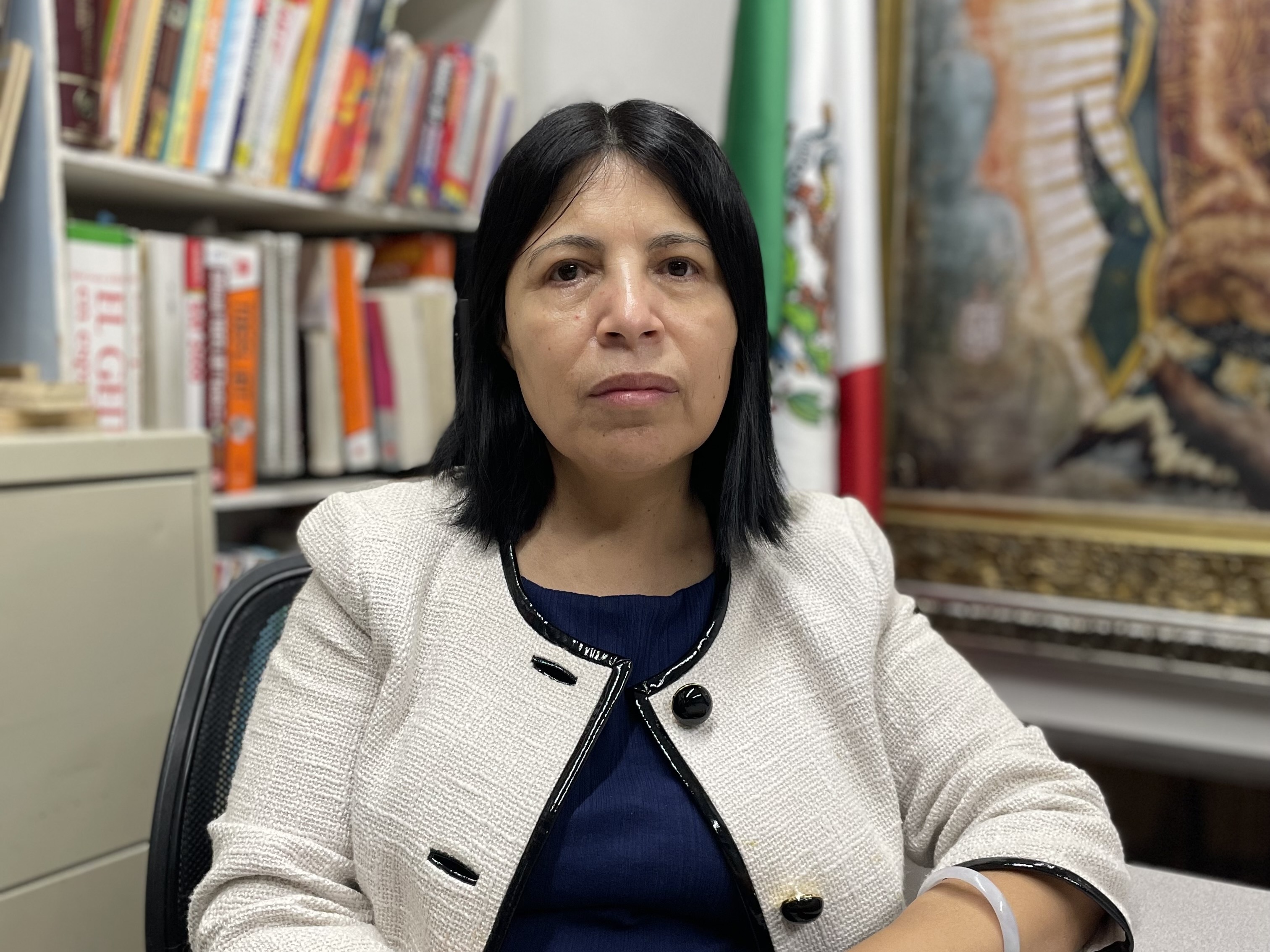 caption: Teresa Garcia says she remains haunted by the dozens of undocumented workers she believes remain missing at the site of 9/11.