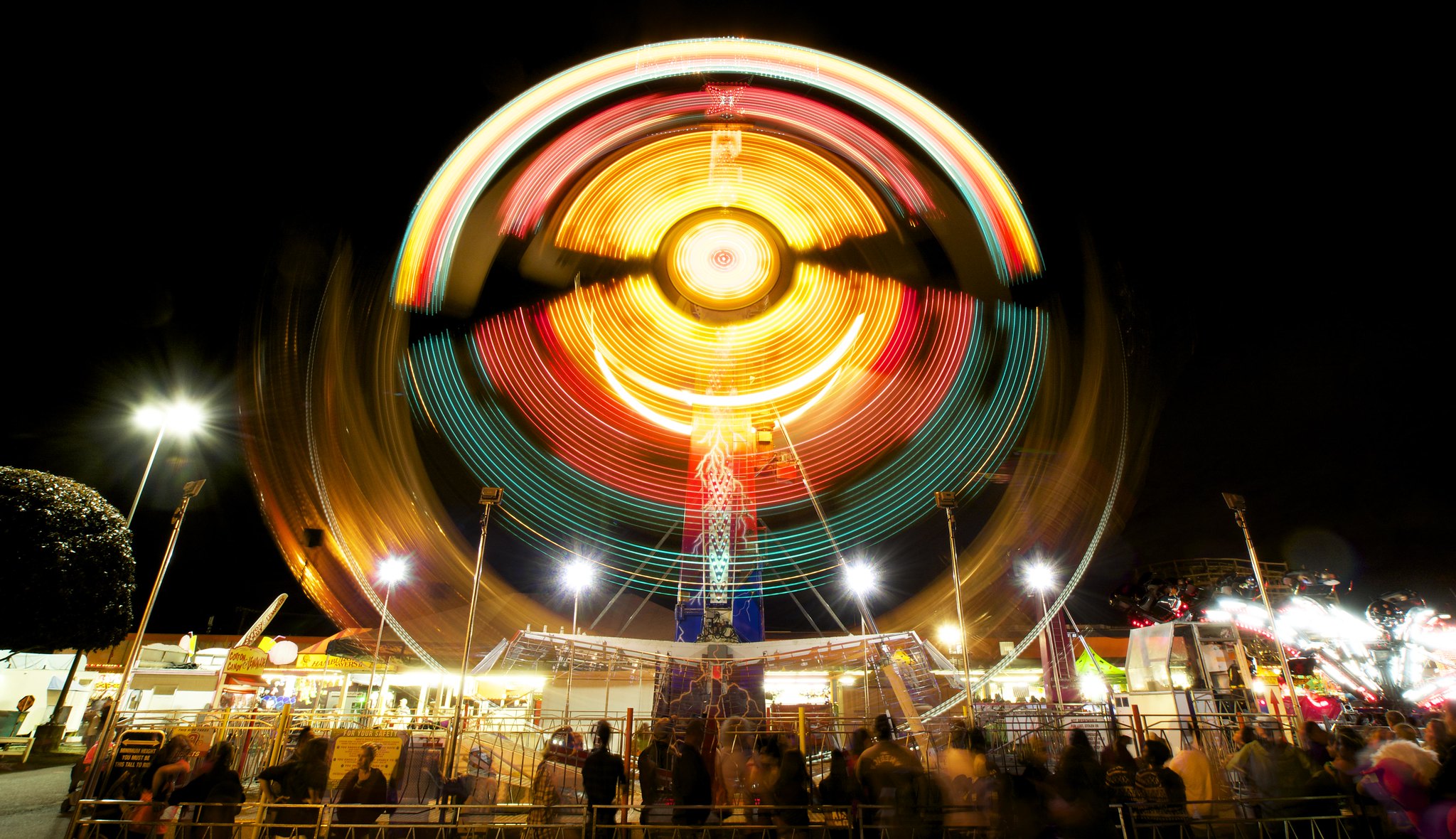 caption: A scene from the Washington State Fair in Puyallup, Washington in 20104.