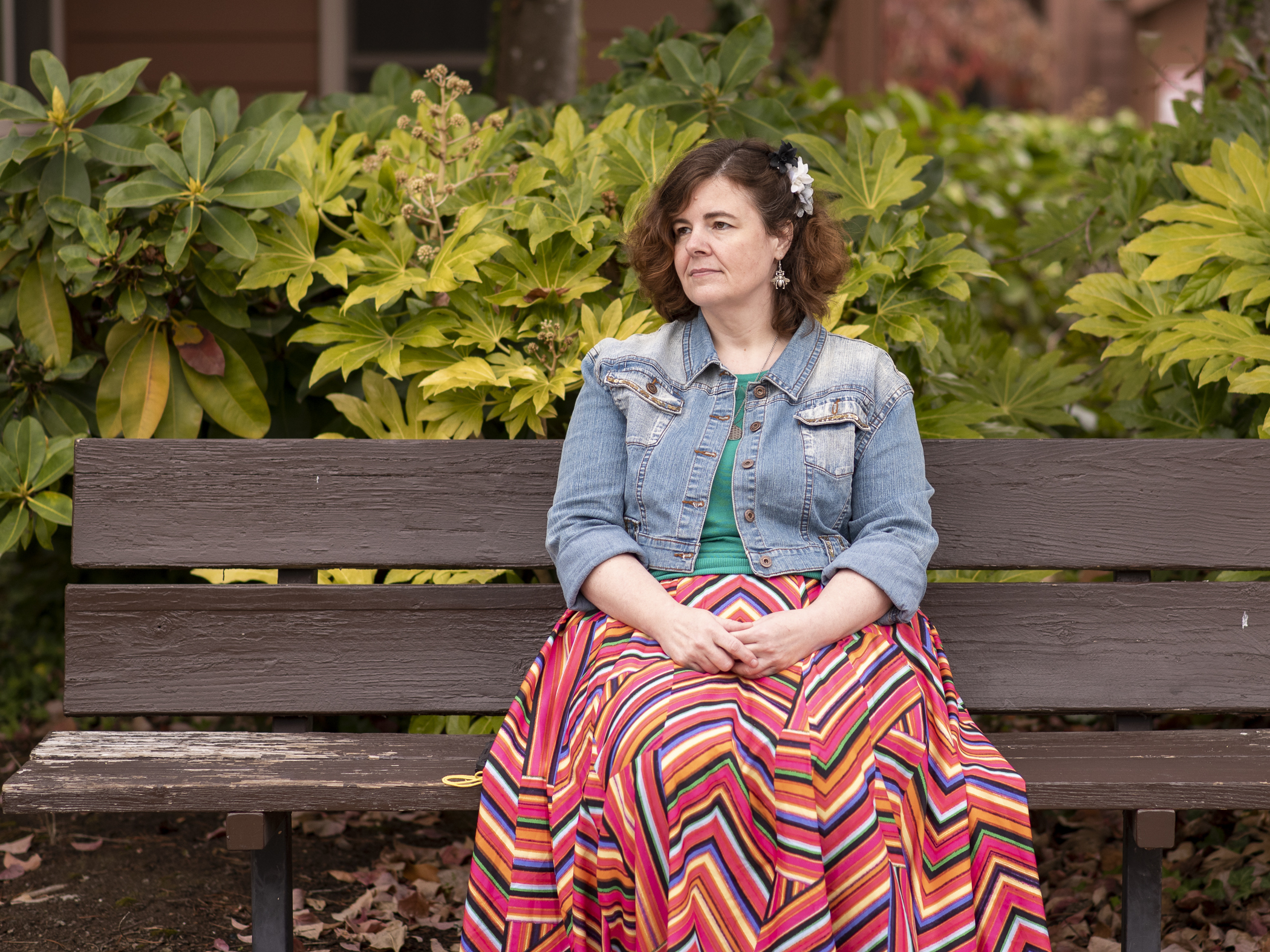 caption: Heather Wilcox-Nicholls lost her job with Mattress Firm during the pandemic. She had been with the company for about five years and was about to take on a new store as a manager.