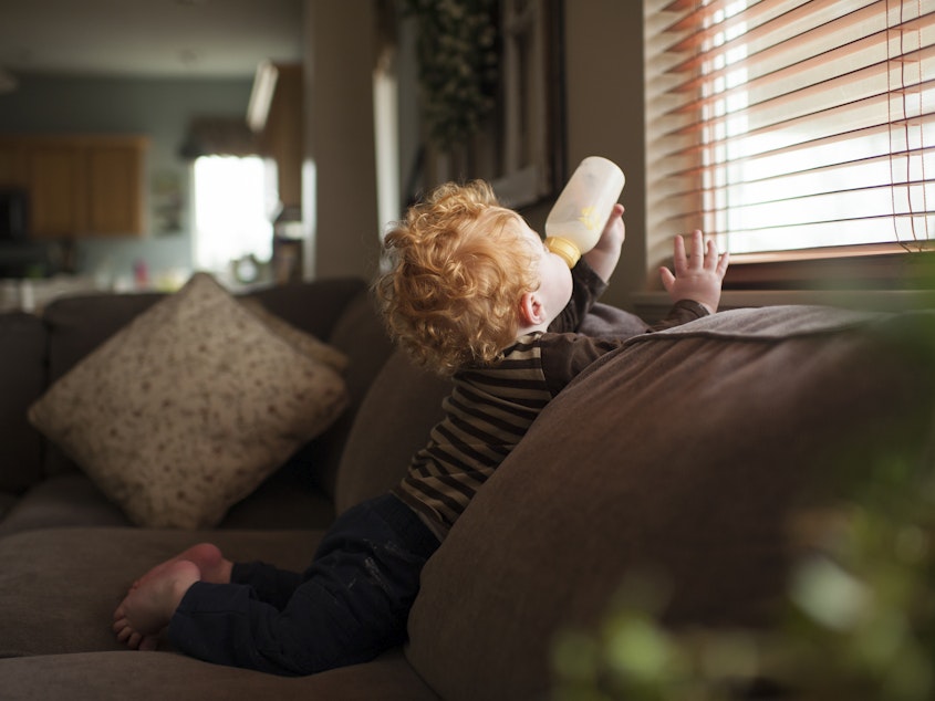 caption: Many toddler milks contain added salt and sugar and less protein than cow's milk, a new report finds.