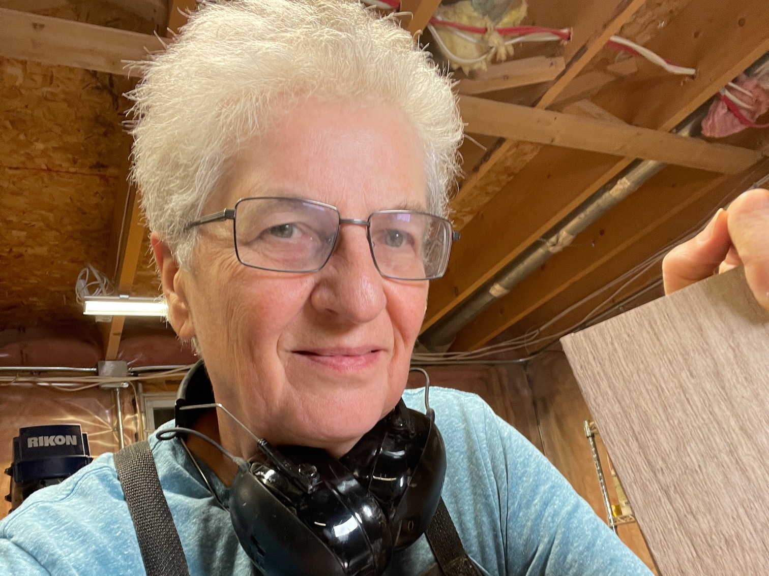 caption: From her basement workshop in a suburb of Ottawa, Canada, Doris Kochanek sells walnut candle holders and other household items to buyers across the U.S. Adjusting to the new paperwork and fees to ship to the U.S. has been a "nightmare," Kochanek says.