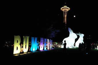 caption: Seattle's Bumbershoot festival 2017. 