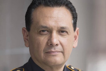 caption: Harris County Sheriff Ed Gonzalez, a lifelong resident of Houston, is President Biden's nominee for director of U.S. Immigration and Customs Enforcement.