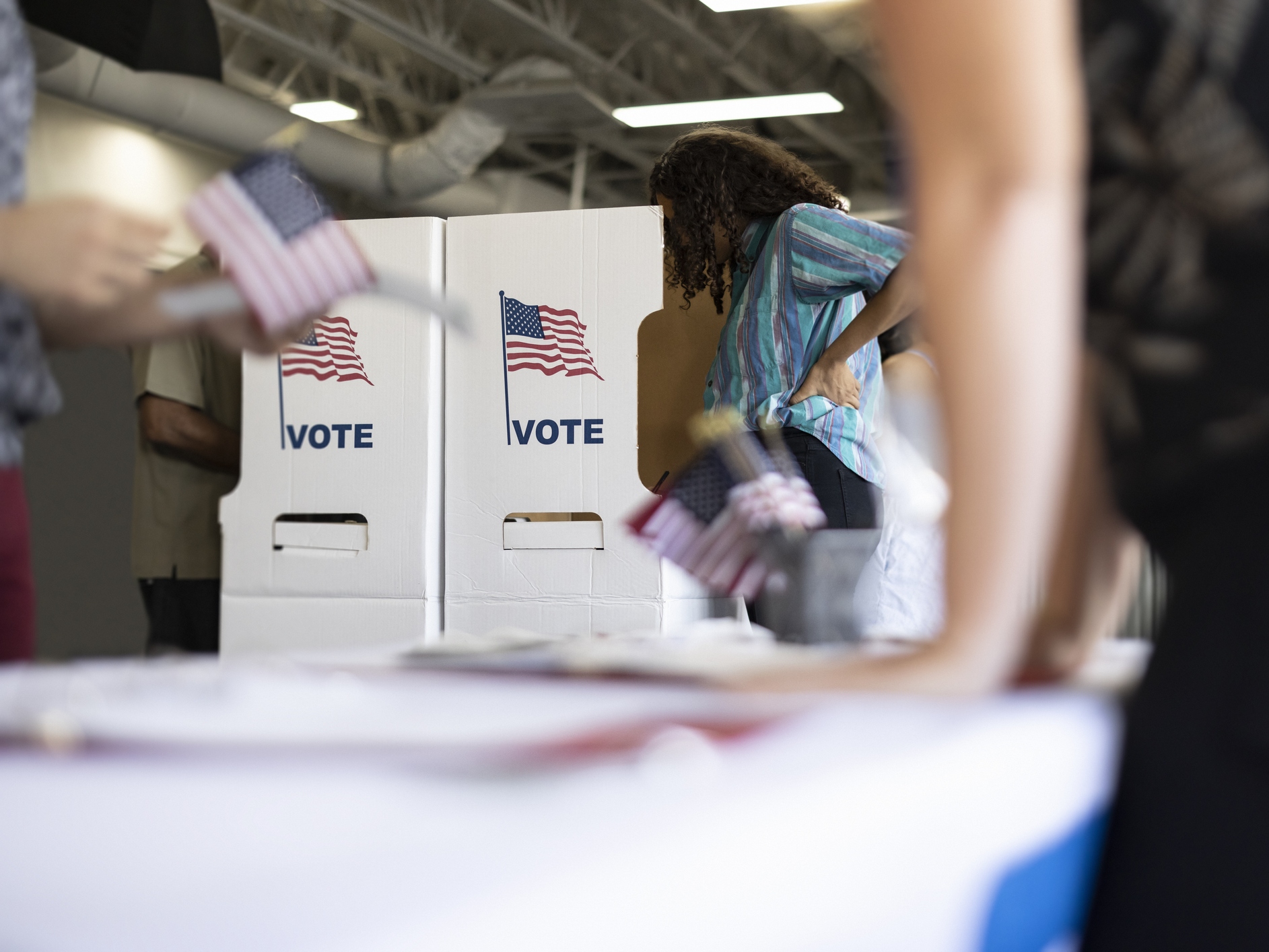 caption: Seven out of 10 adults in the  U.S. say the future of the nation is a significant source of stress. The concern crosses party lines.