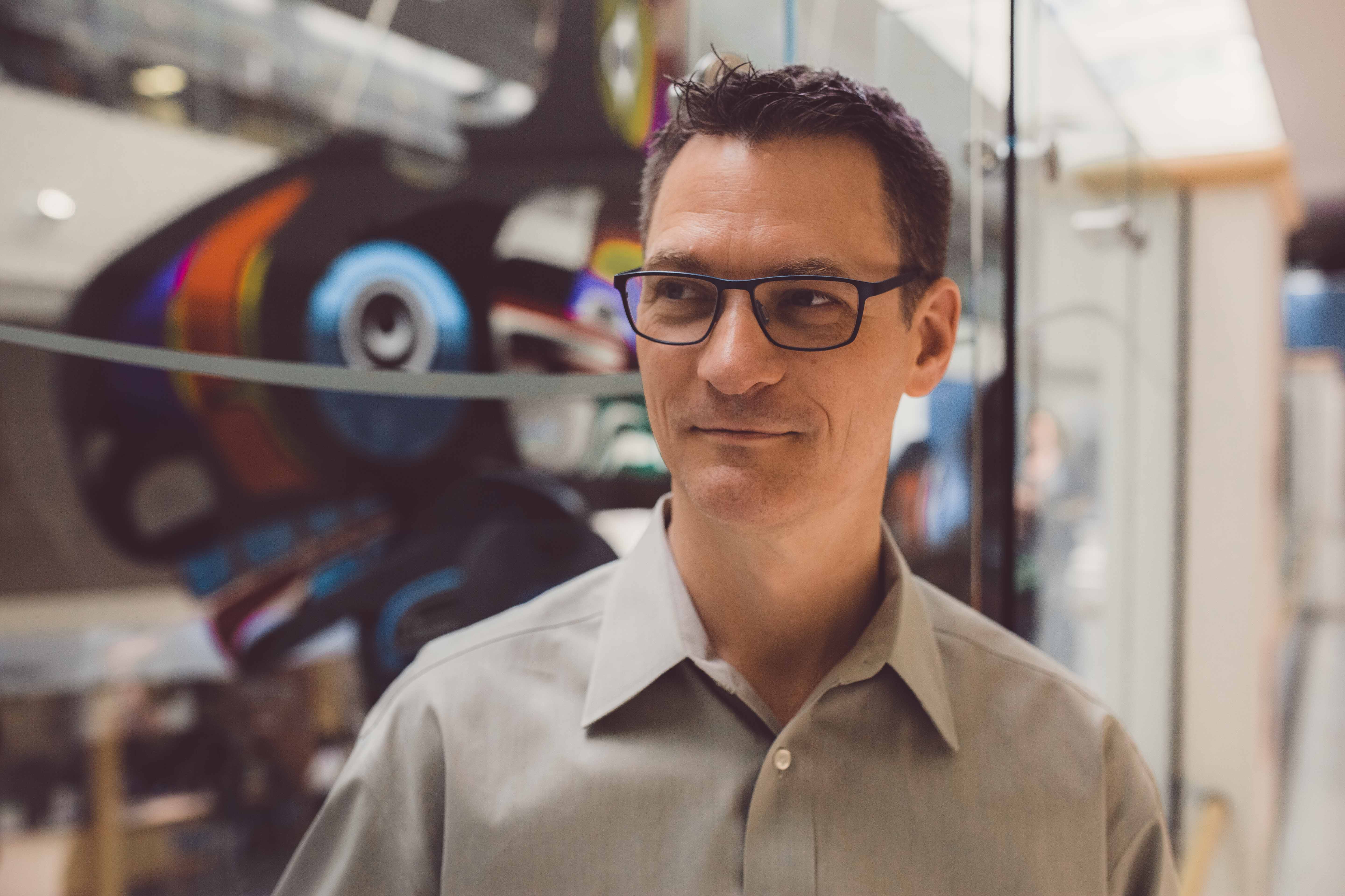 caption: Seattle Children's Hospital's Mike McMullan is one of about 125 doctors across the country who perform heart surgery on children and babies. He says it's like "Legos on steroids."