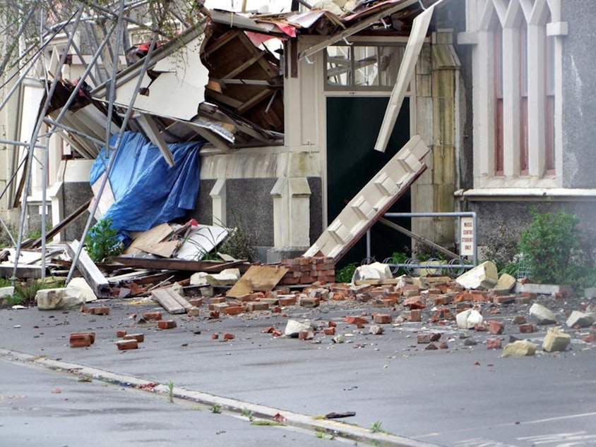 caption: Seismologists look to the earthquake that occured in Christchurch, New Zealand in 2011 (pictured here) for clues about what could happen in Seattle and Washington state.