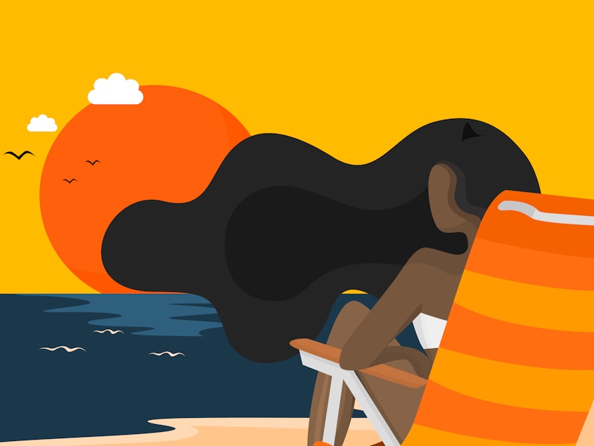 caption: Using sunscreen plays a key role in protecting skin from ultraviolet (UV) radiation from the sun.