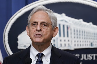 caption: Attorney General Merrick Garland made remarks Thursday regarding the FBI search of former President Trump's Florida home that took place earlier this week.