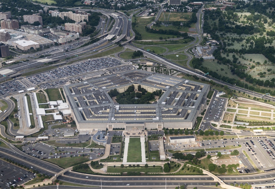 caption: Top Pentagon officials have issued a message to the troops that they must defend the Constitution and that last week's violence was a direct assault on it.