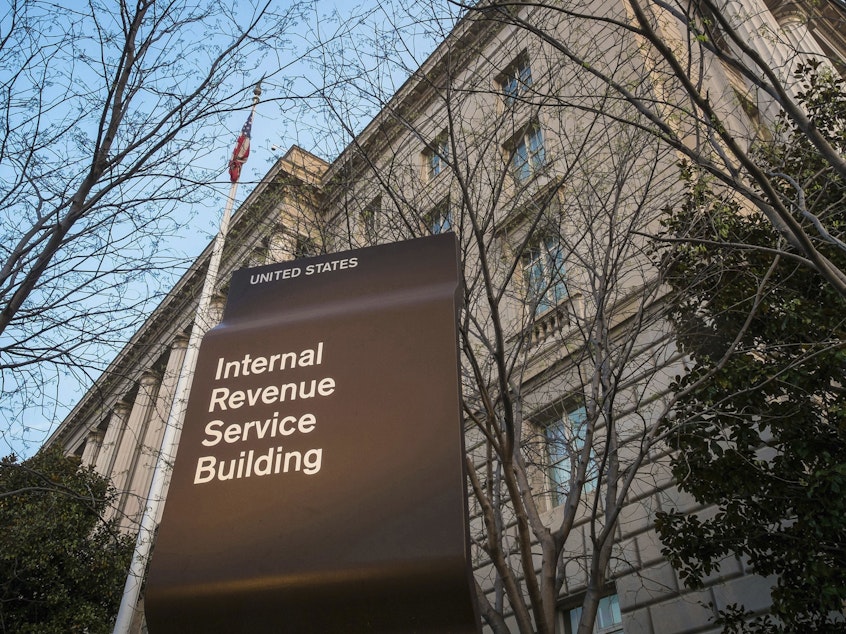 caption: The IRS is expected to push back the tax filing deadline for a second year as the coronavirus pandemic continues and with a number of last-minute changes to tax law.