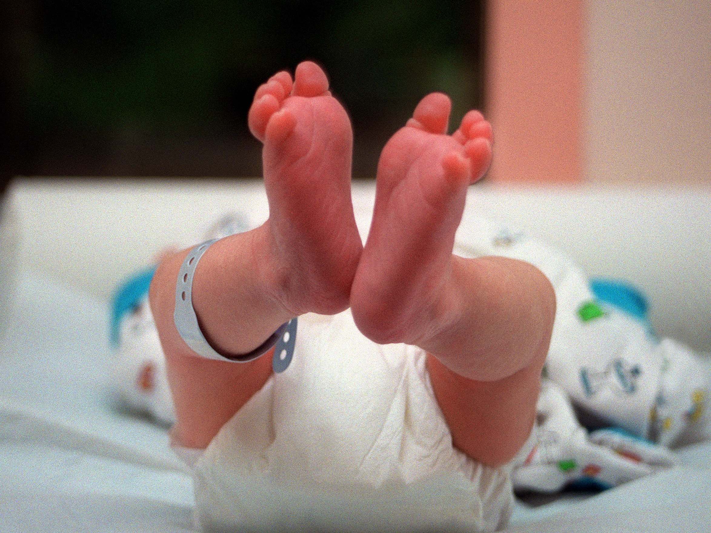 caption: Babies under 6 months of age are not able to be vaccinated for COVID, but if their mothers are vaccinated during pregnancy, newborns get some immunity, a large new study shows. The benefits wear off, though, at about 5 months of age.