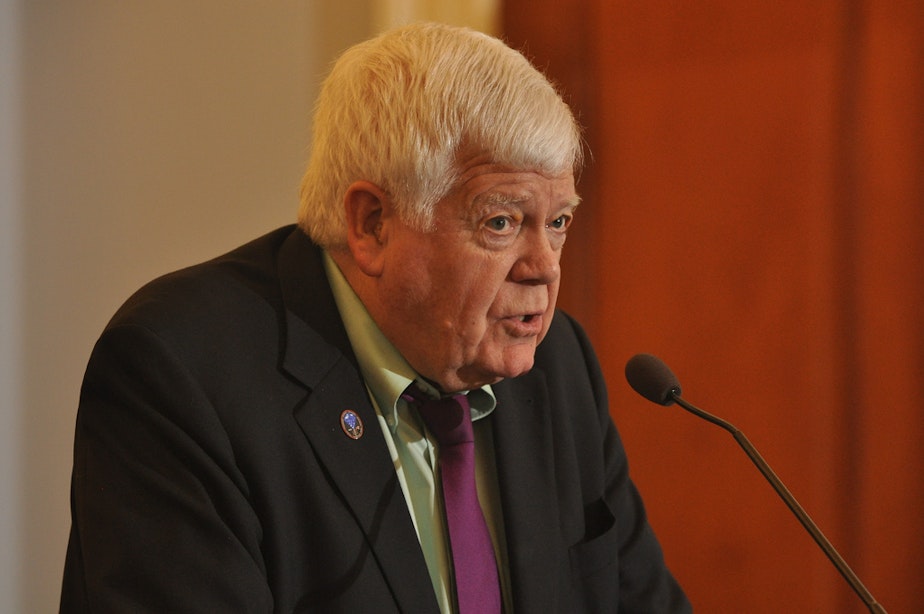 caption: Rep. Jim McDermott in Feb. 2.014.