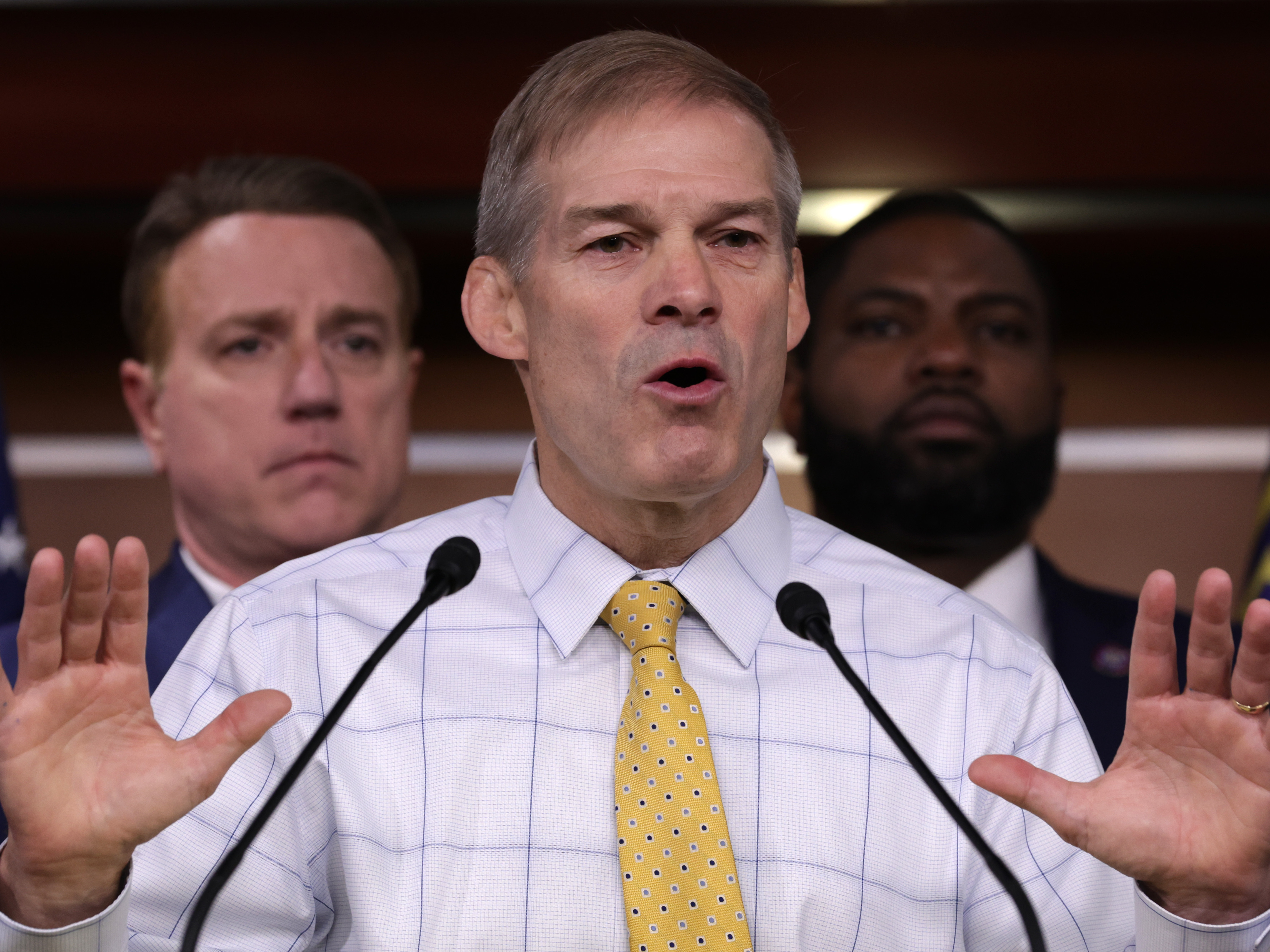 caption: Ohio Republican Jim Jordan chairs the House Judiciary Committee, which will lead many of the investigations into the Biden administration this year.