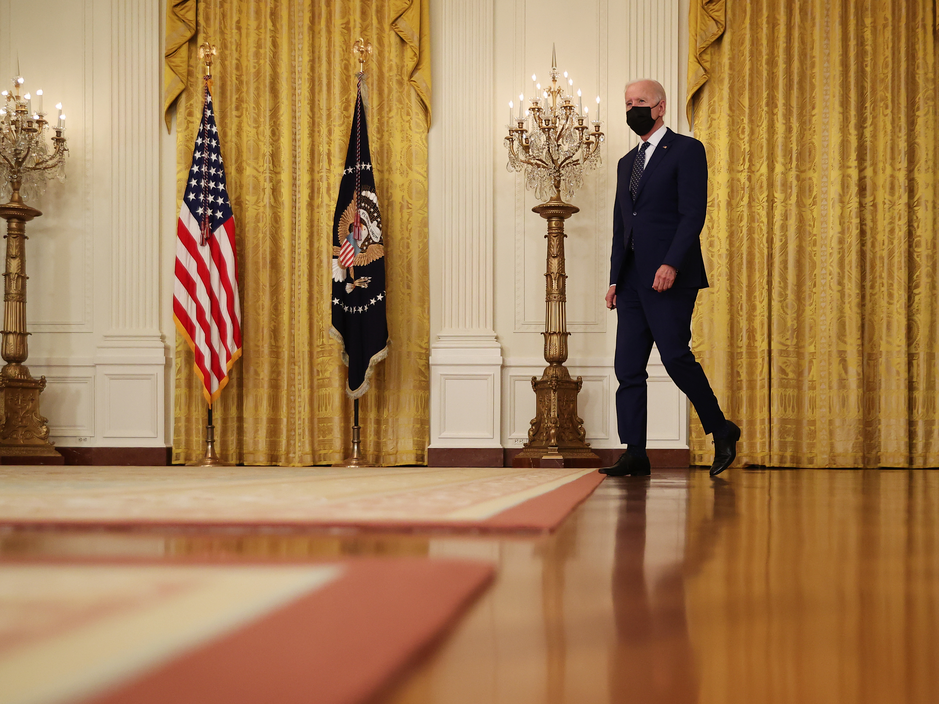 caption: President Biden has slapped new sanctions on Russia over hacking and election interference but is aiming for a more predictable relationship. He plans to meet his counterpart next month.