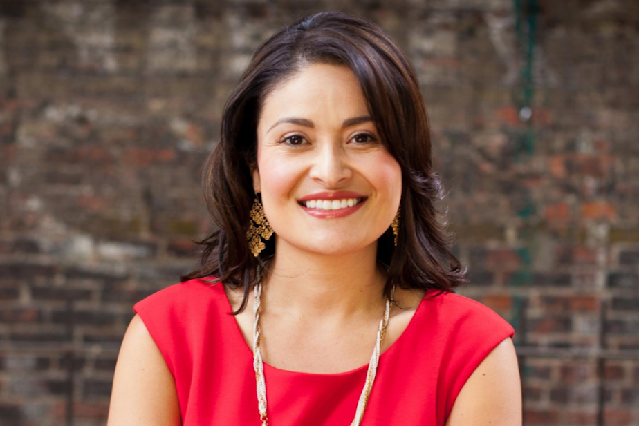 caption: Lorena González is a Seattle City Council Member running for mayor in the 2021 primary election. 