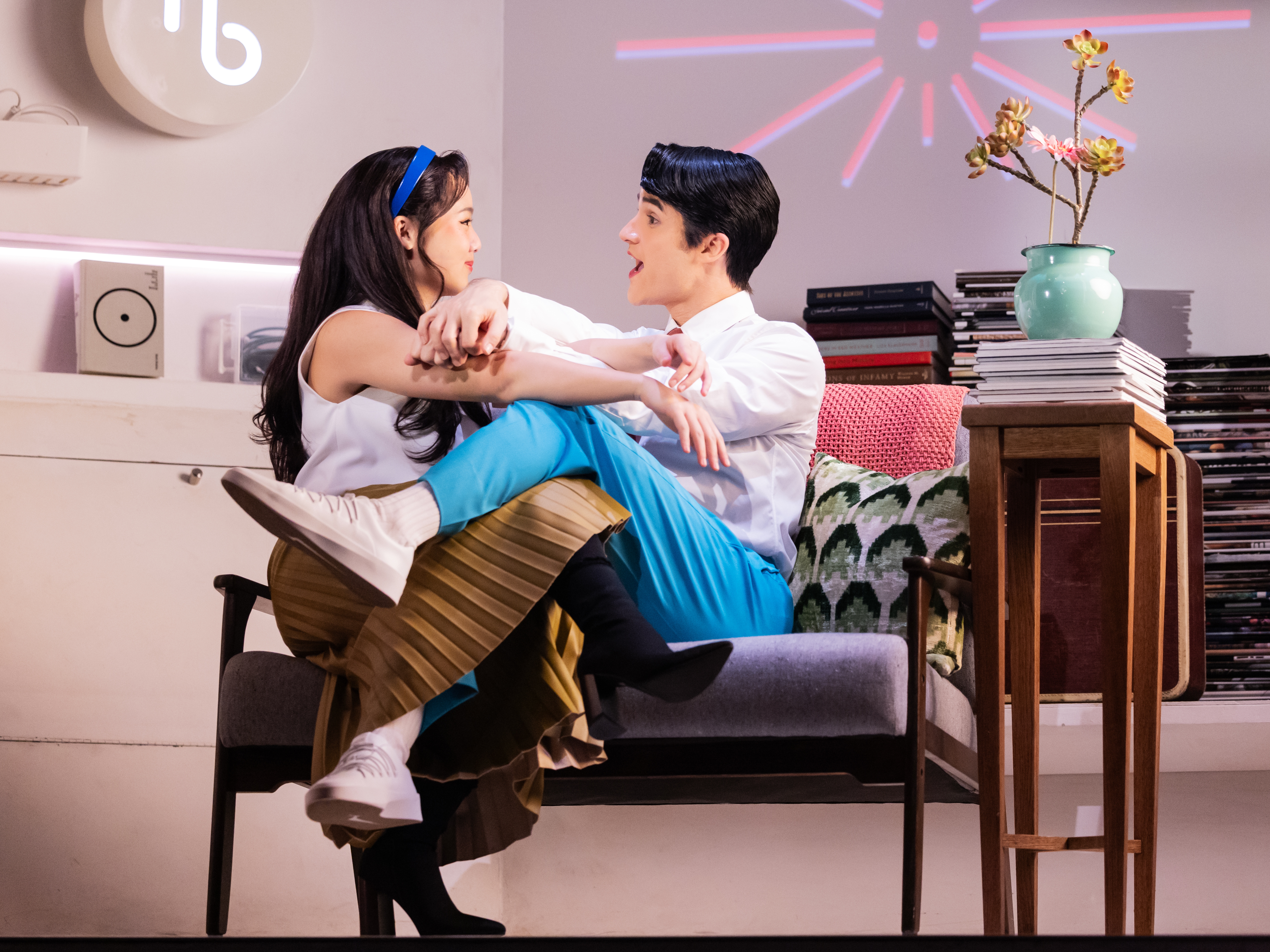 caption: Helen J Shen and Darren Criss in <em>Maybe Happy Ending, </em>which won the Tony Award for Best Musical.<br>