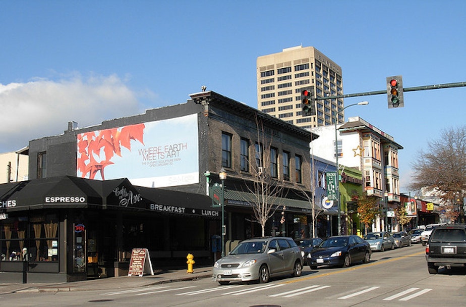 caption: University District in Seattle.